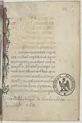 Start of Marcello's dedicatory letter, f. 1r