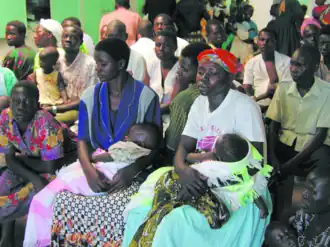 Patients at Apac Hospital