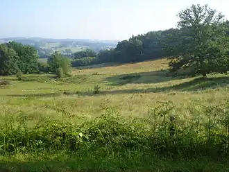 The landscape around Chamborand