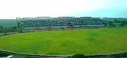 A view of the stadium