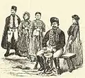 People of Csíkszék in traditional costumes