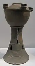 Footed Sue ware vessel, Tokyo National Museum