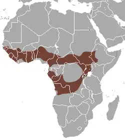 Map of range
