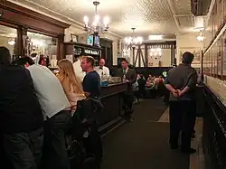 The interior bar section of the Brooklyn establishment