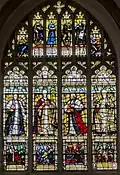 Sianed glass, St John the Baptist Church, Peterborough
