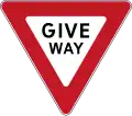 Give way