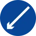 Keep left