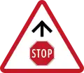 Stop sign ahead