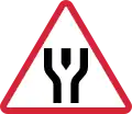 Start of divided traffic
