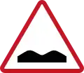 Uneven road
