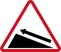 Steep climb (right)