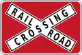 Railroad crossing position (alternative)