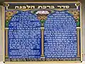 A poster used by the Cochin Jewish community in Nevatim
