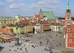 The Castle Square, located in Osiedle Staromiejskie, in 2011.