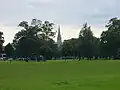 Playing field in the park