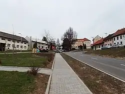 Centre of Počenice