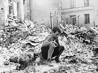 A still from one of Bryan's chronicles of the Siege of Warsaw