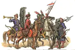 Polish–Lithuanian military men, 1588–1632. Painting by Jan Matejko
