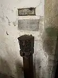 Poorbox bearing the date 1797