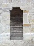 Door of the Cagots of the church of Sauveterre-de-Béarn.