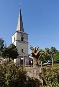carnival sculpture and the St Matthias Church