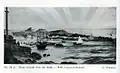 Praia Grande from the south, c. 1830