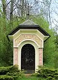 Wayside shrine south of the main part of Prelesje