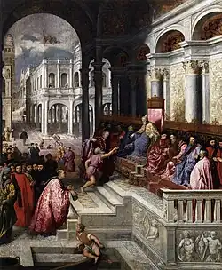 Paris Bordone The Presentation of the Ring, 370 × 301&nbsp;cm