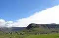 Prestfjall (mountain) and Hvalba.