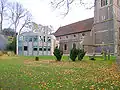 The church from the north west, showing parish rooms