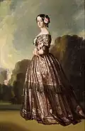Portrait in 1846 by Franz Xaver Winterhalter.
