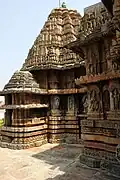 Close up of Vimana and the aedicula