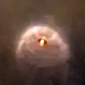 Very bright proplyd 181-825 in the Orion Nebula, from Hubble Space Telescope