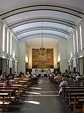 Interior view; the fresco behind the altar is by Luigi Montanarini&nbsp;[it].
