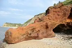 Red sandstone