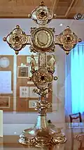 A reliquary of the True Cross from the former Premonstratensian monastery in Rüti, Switzerland