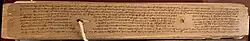 16th century Arthashastra manuscript in Grantha script kept at the Oriental Research Institute, Mysore
