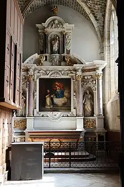 Rosary altarpiece.