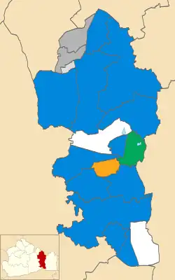 2011 results map