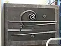 Relief (‘Bubble Chamber Tracks’), University of Liverpool, 1968