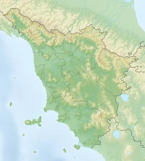 Capraia is located in Tuscany