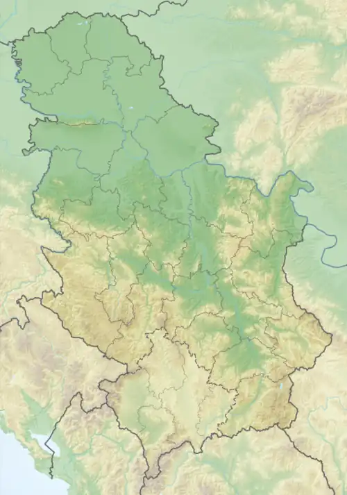 Lake Rusanda is located in Serbia