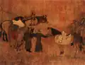 Horsemen at rest