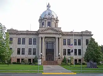 The Richland County Courthouse in Wahpeton