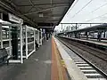 Westbound view from Platform 6, July 2024