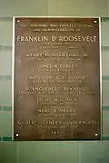 1939 post office dedication plaque
