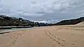 The river at Crantock Beach