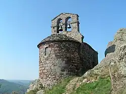 Perched chapel near Saint-Privat-d'Allier.