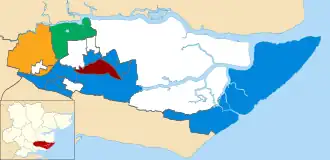 2010 results map