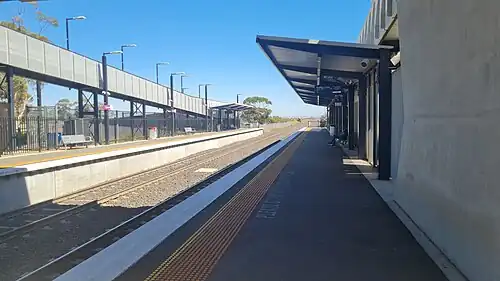Eastbound view from Platform 1